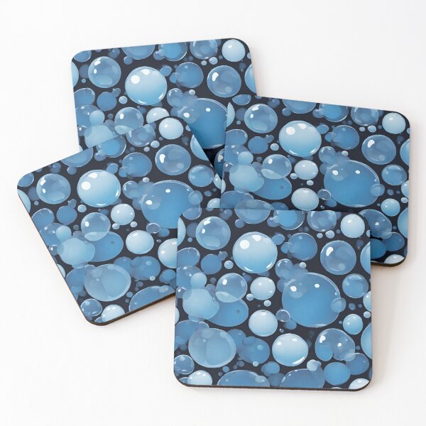 Item preview, Blue Bubbles Pattern designed and sold by BeagleDesigns.