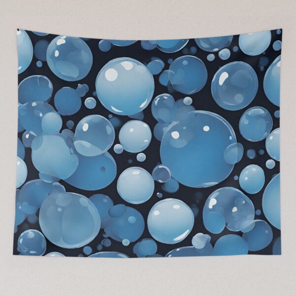 Item preview, Blue Bubbles Pattern designed and sold by BeagleDesigns.
