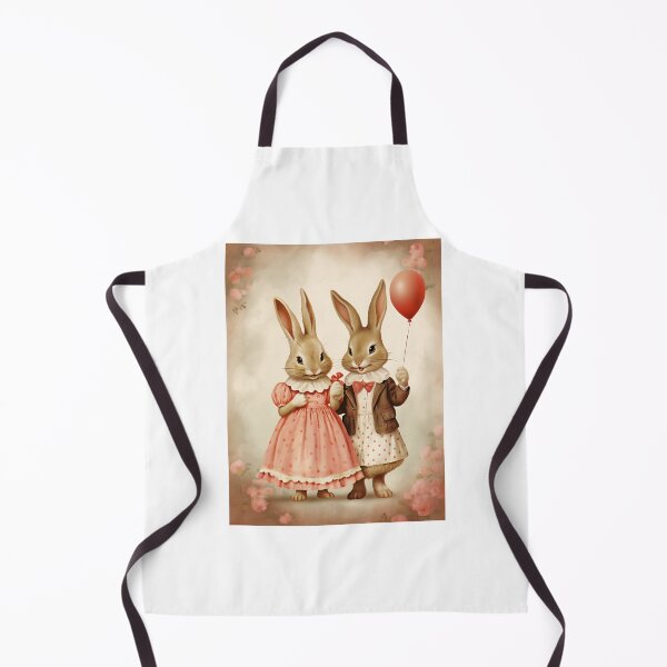 Item preview, Classic Courtship – Time-Honored Bunny Love in a Retro Valentine's Vignette designed and sold by Silver Medal.
