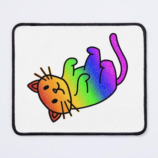 Item preview, Rainbow Pride Flag Cat designed and sold by mairsaydraws.