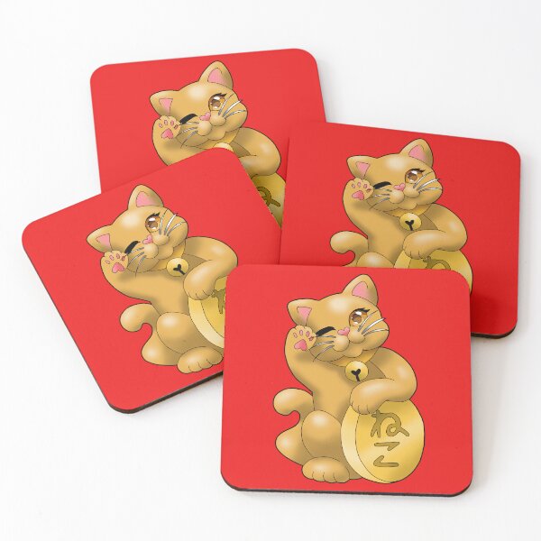 Item preview, Golden Maneki Neko designed and sold by Xyluxus.