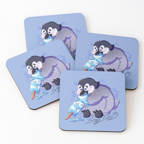 Item preview, Penguin Staying Cool with a Popsicle designed and sold by skybluekitty.