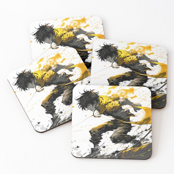 Item preview, Yellow Serenity - Manga Style Character in Subdued Hues designed and sold by Tincanninja.