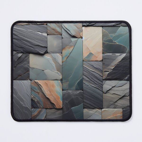 Item preview, Slate and Sunstone: A Geometric Mosaic designed and sold by Vitalka-uk.
