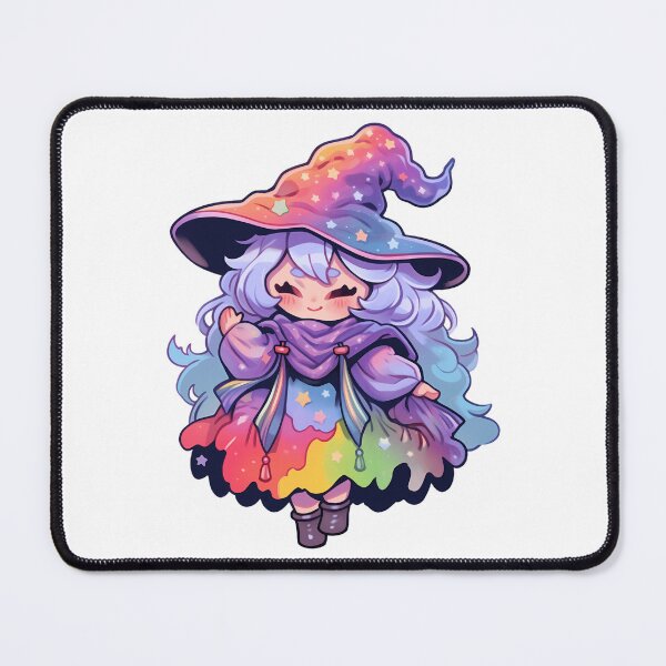 Item preview, Cute Kawaii Pastel Rainbow Witch designed and sold by PastelMagic.