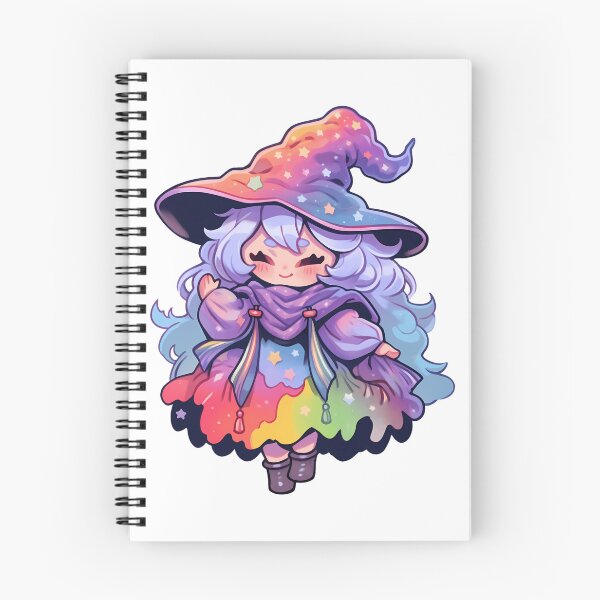 Item preview, Cute Kawaii Pastel Rainbow Witch designed and sold by PastelMagic.