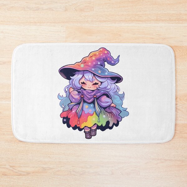 Item preview, Cute Kawaii Pastel Rainbow Witch designed and sold by PastelMagic.