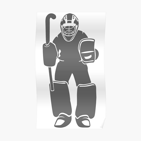 "Field Hockey Goalie" Poster by hookfreaks Redbubble