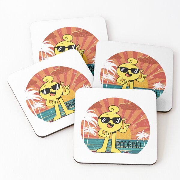 Item preview, Padrino retro godfather against a a sunny sunset  designed and sold by BritishDelights.