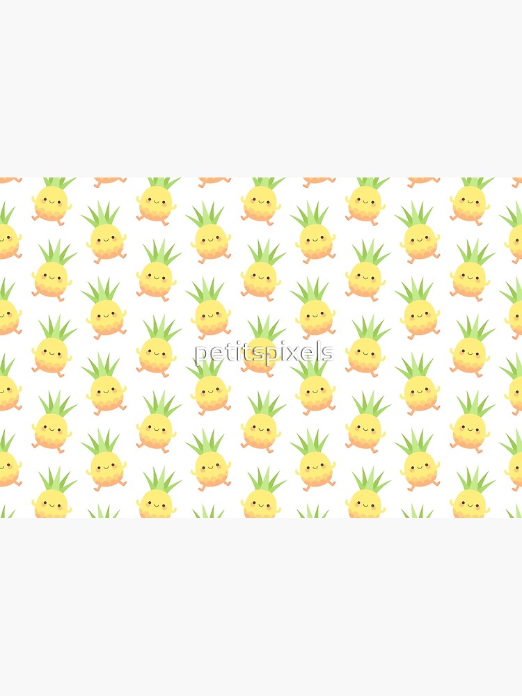 Thumbnail 4 of 4, Zipper Pouch, Happy pineapple kids designed and sold by petitspixels.