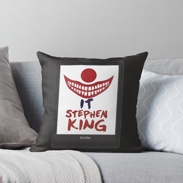 Item preview, Stephen King, Horror Book, Clown, Book Lover, E-Reader designed and sold by TululaDreams.