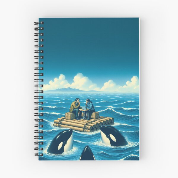 Item preview, Brainstorming Session with Orcas designed and sold by greta-karsten.