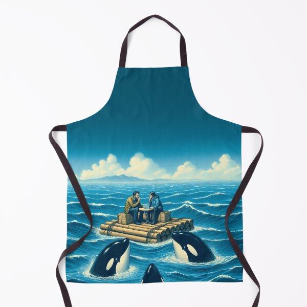 Item preview, Brainstorming Session with Orcas designed and sold by greta-karsten.