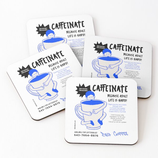 Item preview, Caffeinate designed and sold by SilkPajamas.