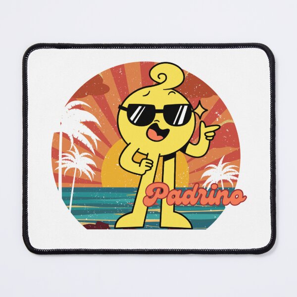 Item preview, Cute Padrino retro godfather against a a sunny sunset designed and sold by BritishDelights.