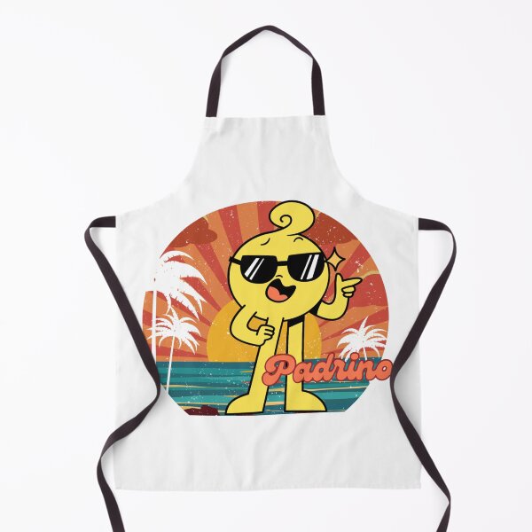 Item preview, Cute Padrino retro godfather against a a sunny sunset designed and sold by BritishDelights.