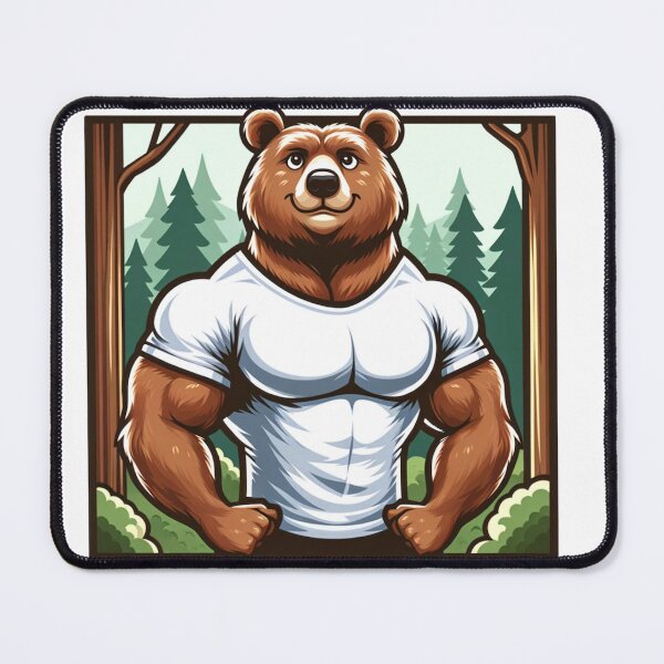 Item preview, Muscular bear designed and sold by VigorVilla.