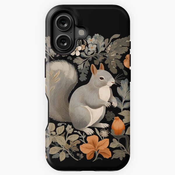 Item preview, Grey Squirrel in the Style of William Morris designed and sold by AntiqueImages.