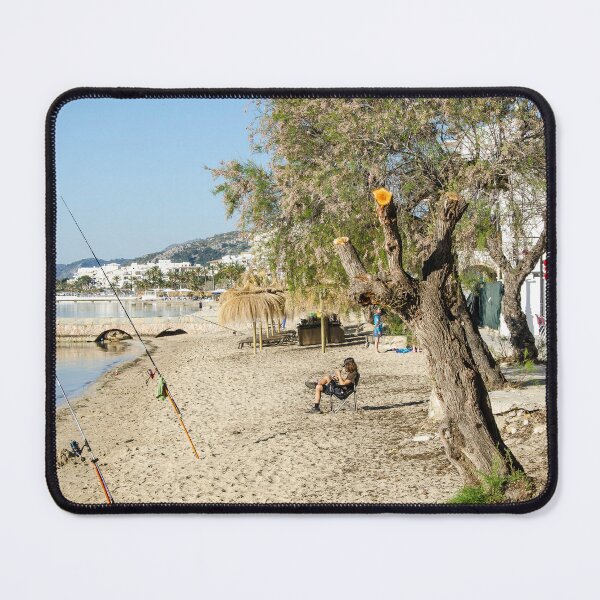 Item preview, Fishing On The Pine Walk Puerto Pollensa Mallorca designed and sold by GG WALL ART.