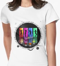 Vinyl Enchanting Vinyl Records Vintage Women's Fitted T-Shirt