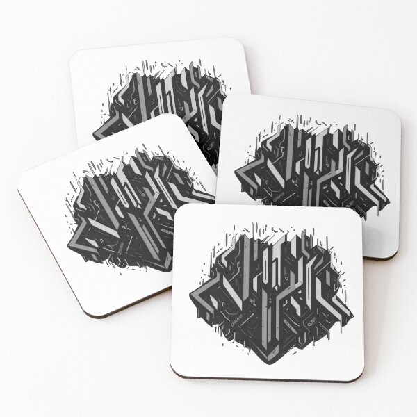 Item preview, Virtual Reality Vortex: Abstract Cyberpunk - Code Couture designed and sold by Misterpng.