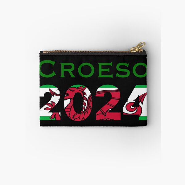 Item preview, CROESO 2024 WELCOME 2024 WELSH FLAG designed and sold by Marni Scofidio Desi9ns.