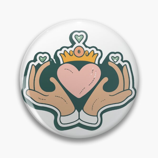 Item preview, Minimalist Claddagh Ring Symbol Design designed and sold by NiftyWrx.
