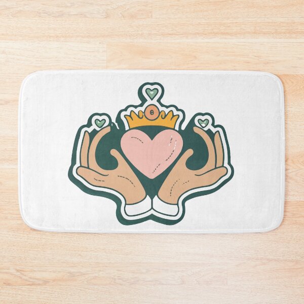 Item preview, Minimalist Claddagh Ring Symbol Design designed and sold by NiftyWrx.