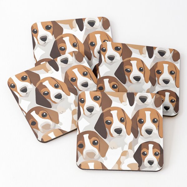 Item preview, Beagle Puppies Pattern designed and sold by BeagleDesigns.
