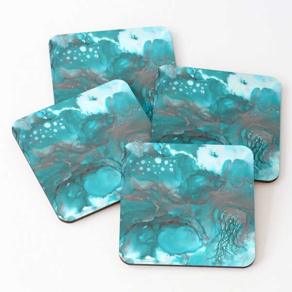 Item preview, Under the Sea Teal Abstract designed and sold by Stella-Bell.