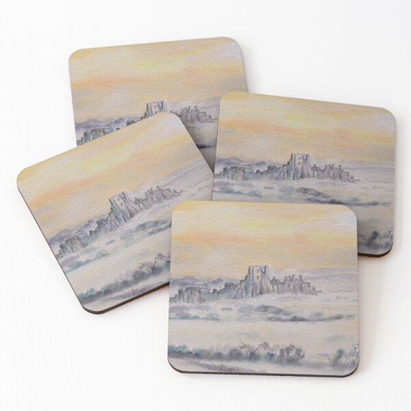 Item preview, Misty Sunrise over Corfe Castle designed and sold by Ceri Jones.