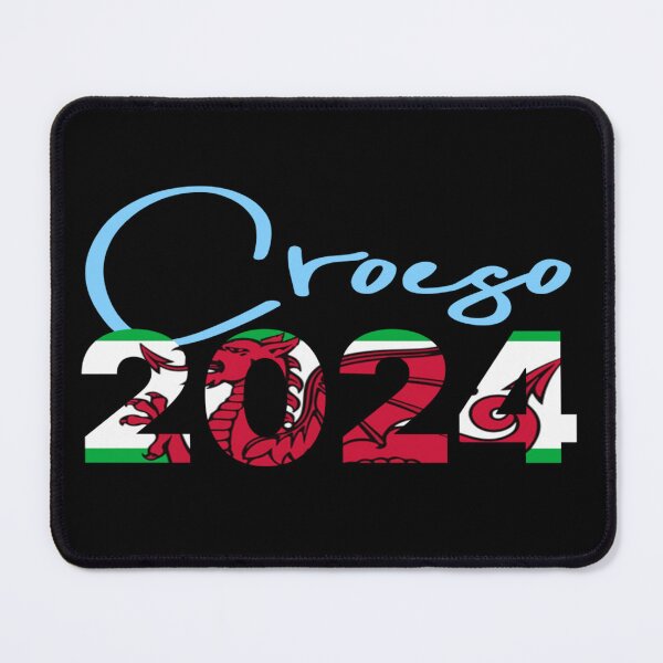 Item preview, CROESO 2024 WELCOME WELSH FLAG SKYBLUE designed and sold by Marni Scofidio Desi9ns.