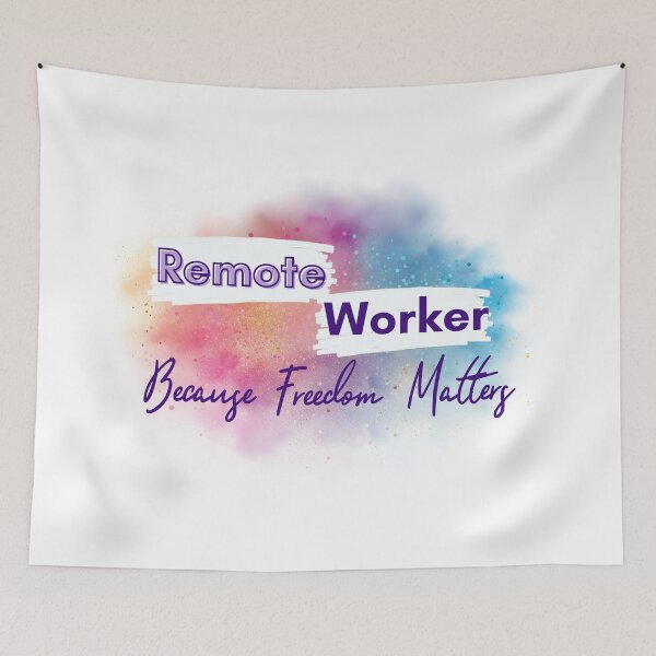 Item preview, Remote Worker Quote - Work From Home - Nomad Freedom designed and sold by soniaaseguin.
