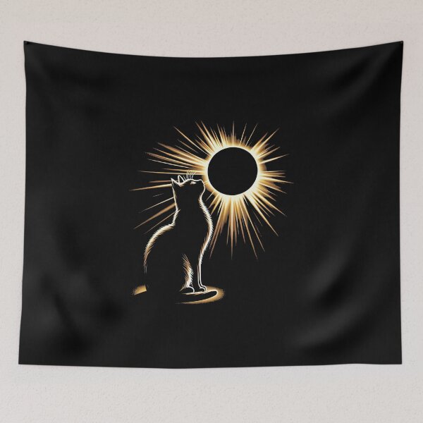 Item preview, 2024 Solar Eclipse Shirt Cat Wearing Solar Eclipse Glasses T-Shirt designed and sold by MAPDDesigns.