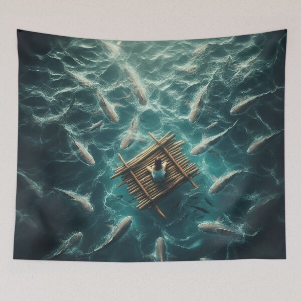 Item preview, Stranded on a Raft designed and sold by greta-karsten.