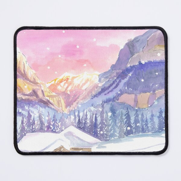 Item preview, Berchtesgaden and Watzmann with Snowy Winter Sunset designed and sold by artshop77.