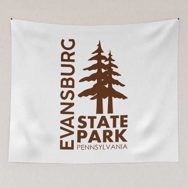 Item preview, Evansburg State Park Pennsylvania Pines designed and sold by bivenart.