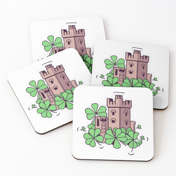 Item preview, Picturesque Blarney Castle and Shamrocks designed and sold by NiftyWrx.