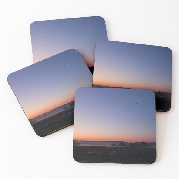 Item preview, Morning Mist & Half-Moon - Reading (PA) Airport   2021 designed and sold by Photographic Memories.