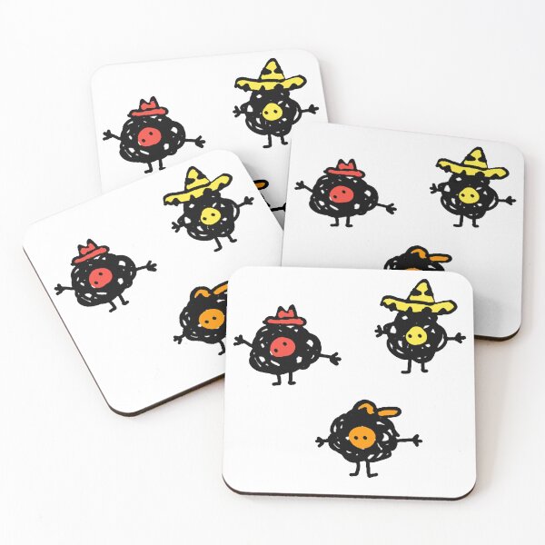 Item preview, The three hat-migos designed and sold by HappyAxolotl.