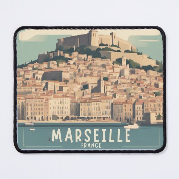 Item preview, Marseille vintage poster France designed and sold by KarakitAI.