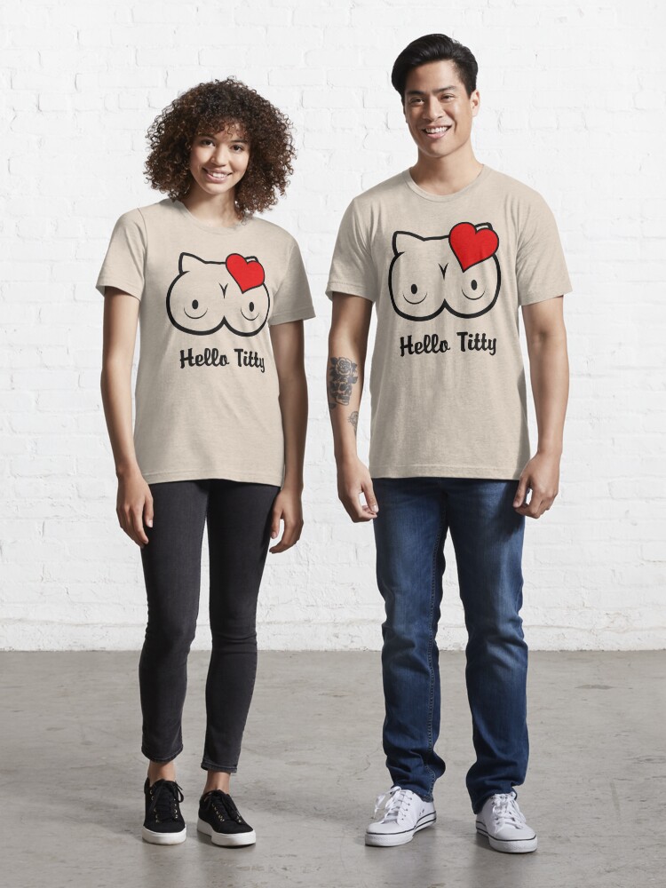 Hello Kitty Decal T-shirt Sticker Breast, T-shirt, love, white