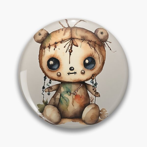 Item preview, Voodoo Doll Charm designed and sold by FantasyMama.