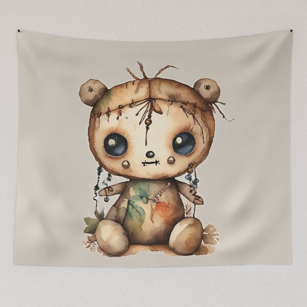 Item preview, Voodoo Doll Charm designed and sold by FantasyMama.