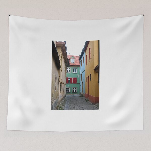 Item preview, Colorful Alleyway - Bamberg, Germany  2021 designed and sold by Photographic Memories.