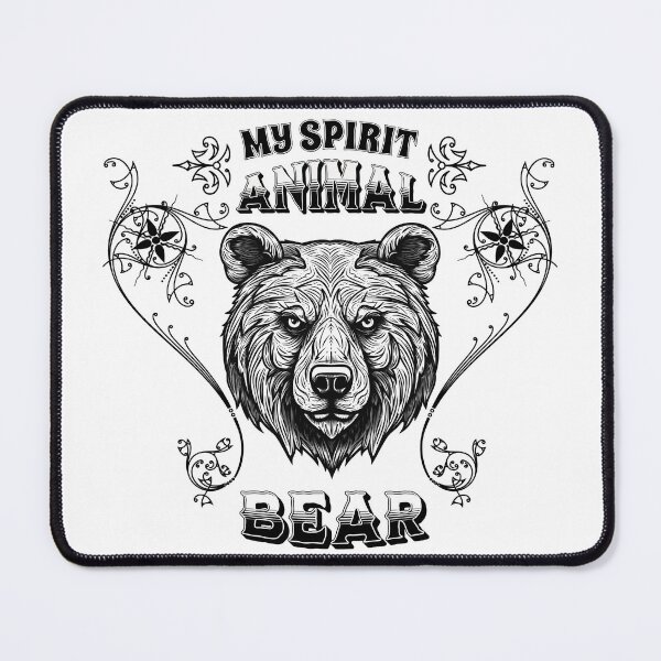 Item preview, My spirit animal Bear. Majestic Bear of Strength and Leadership. designed and sold by SerhiiArt.