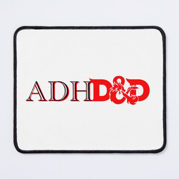 Item preview, ADHD&D (white default background) designed and sold by AGhostButLiving.