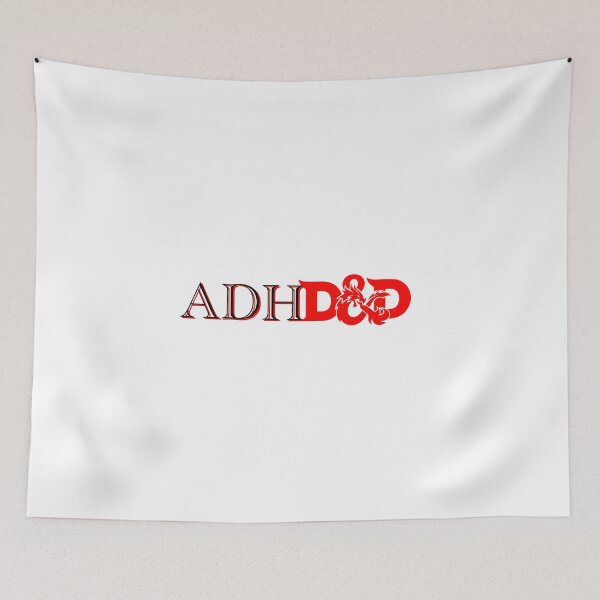 Item preview, ADHD&D (white default background) designed and sold by AGhostButLiving.