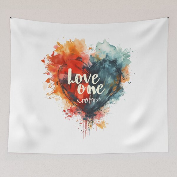 Item preview, Heart Love One Another #1 designed and sold by InfinityCircle.