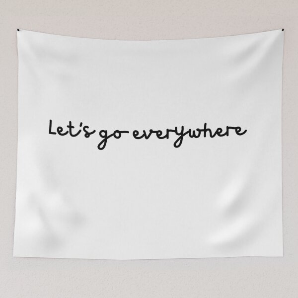 Item preview, let's go everywhere  designed and sold by SWETA HALDER.